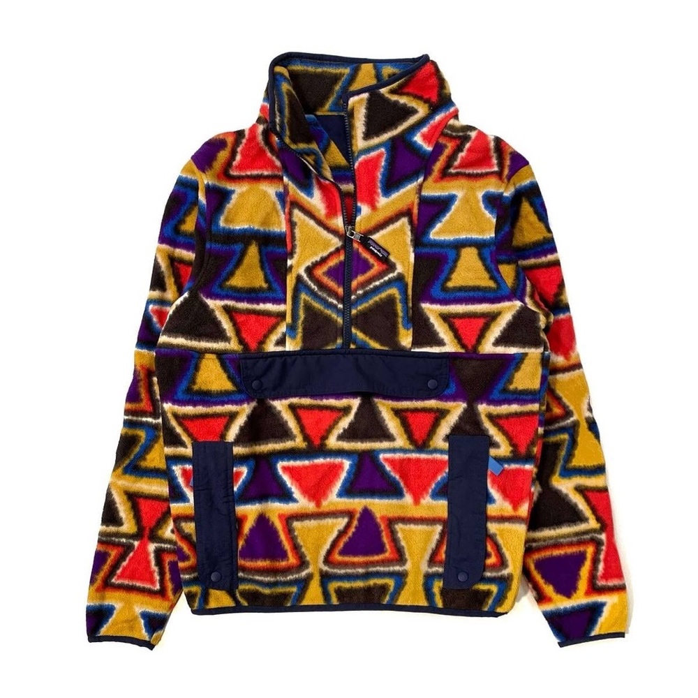 Patagonia Exclusive Synchilla Anorak Vision Quest Big CatalanCoral Jacket